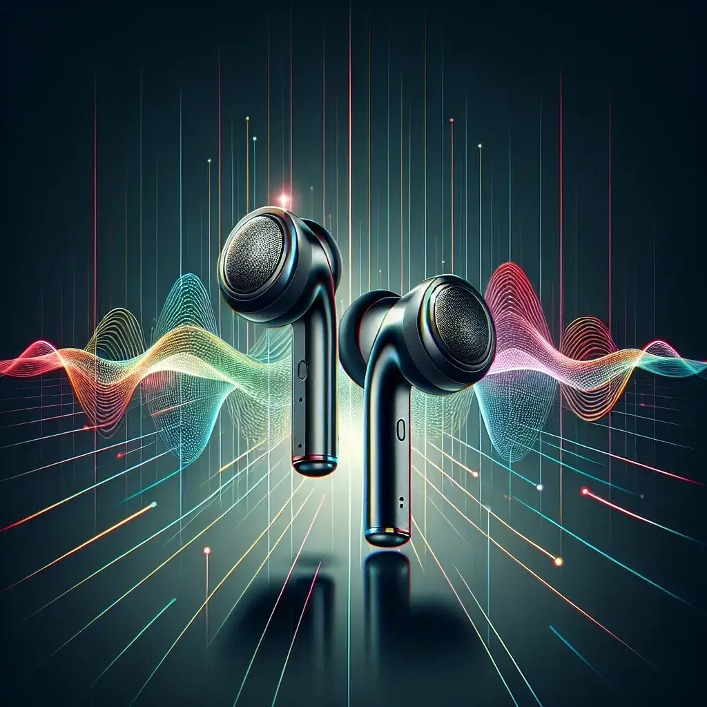 "Ilustrasi langkah-langkah mengaktifkan Bass Boost pada Galaxy Buds, menampilkan tampilan aplikasi pengaturan dengan opsi bass boost yang terlihat di layar smartphone."